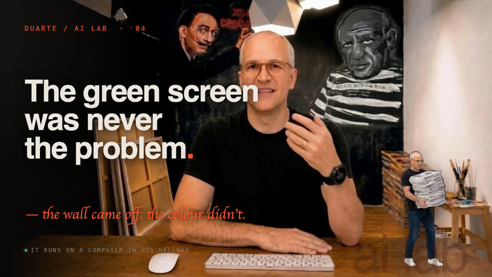 Episode 4 — cutting backgrounds out on a computer at home