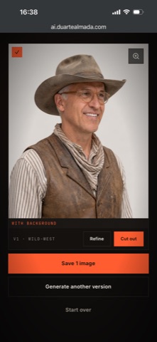 Persona — a wild-west character